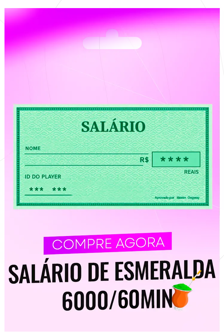 SALÁRIO DE ESMERALDA 6000/60MIN